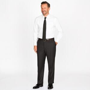 Brooks Brothers Slim Fit Wool Checked Suit Pants - Navy, 32W X L 30 (NWT)